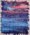 Handgeknüpfter Teppich 'Untitled 7 Border blue'
