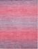 Handgeknüpfter Wollteppich mit pink-grauem Farbverlauf