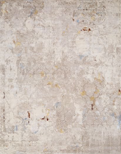 Carpet No. 14 taupe bloomy lc