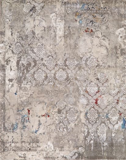 Carpet No. 14 silver grey