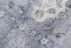 Blau-grauer Webteppich 'Mahal silver blue': Muster in Nahansicht