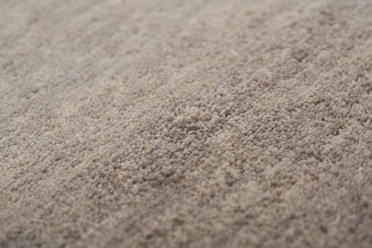 Handgeknüpfter Teppich 'Shades warm taupe': Detailansicht